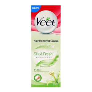 Veet Silk & Fresh Dry Skin Shea Butter & Lily Hair Removal Cream 25gm