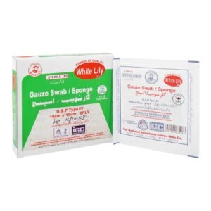 White Lily Gauze Swab/Sponge Pad