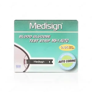 Medisign Blood Glucose Test Strips MS-1 Auto