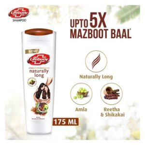 Lifebuoy Naturally Long Amla Reetha & Shikakai Strength Shampoo 175ml