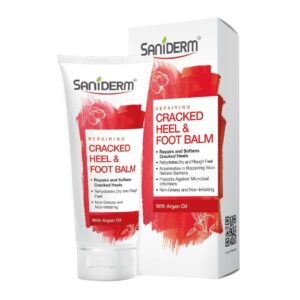 Saniderm Repairing Cracked Heel & Foot Balm With Argan Oil 50g