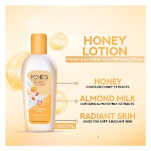 Pond's Moisturising Honey & Almond Milk Extract Lotion 100ml