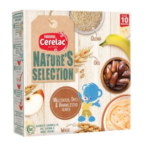 Nestle Cerelac Nature's Selection Cereal, Multigrain, Dates & Bananalicious 175g