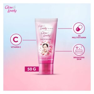 Fair & Lovely Is Now Glow & Lovely Insta Glow Face Wash All Skin Types 50g