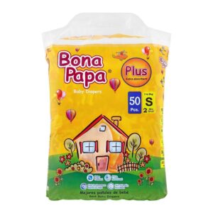 Bona Papa Plus Baby Diapers Small No. 2 3-6kg 50-Pack