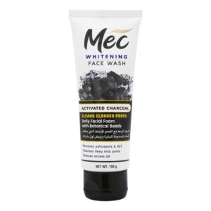 Mec Whitening Activated Charcoal Face Wash
