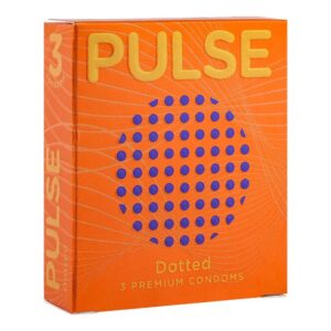Pulse Dotted Premium Condoms 3-Pack