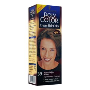 Poly Color Cream Hair Color 39 Natural Light Brown