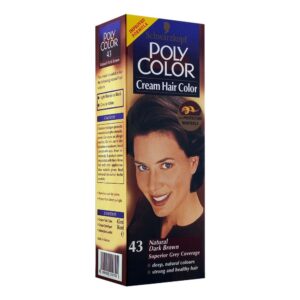 Poly Color Cream Hair Color 43 Natural Dark Brown