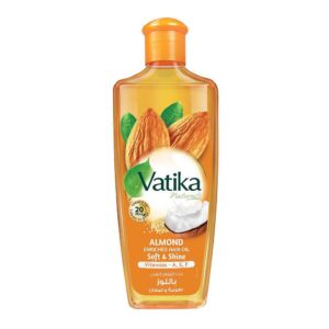 Vatika Naturals Soft & Shine Almond Enriched Hair Oil Vitamins A,E,F 200ml
