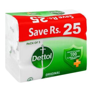 Dettol Original Soap 110g Each 3-Pack