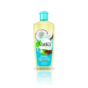Vatika Naturals Volume & Thickness Coconut Enriched Hair Oil, 200ml