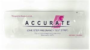ACCURATE PREGNANCY STRIP