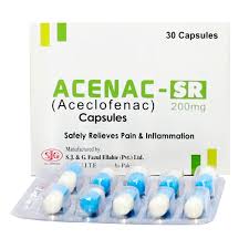 Acenac Sr Tab 200 Mg 30's