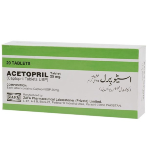 Acetopril 25mg Tablets