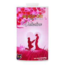 BLACK CAT VALENTINE TALC POWDER