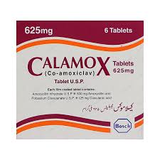CALAMOX 625MG TAB 6s