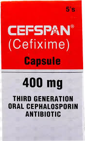 CEFSPAN 400MG CAP 5s