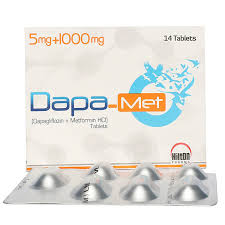 Dapa-Met 5mg+1000mg Tab 14s