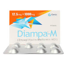Diampa-M 12.5+1000mg Tab 14s