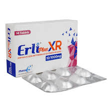 Erli plus XR 10/1000mg Tab 14s