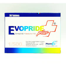 Evopride Plus Tab 1/500 Mg 30's