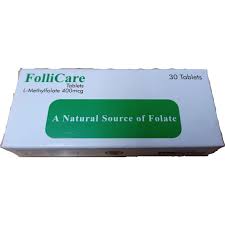 FOLLI CARE 400mcg 30s