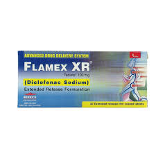 Flamex Tab Xr 100 Mg 3x10's