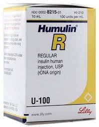 HUMULIN R 100IU 10ML