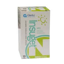 Insuget Regular Inj 100 Iu 1 Vialx10 Ml