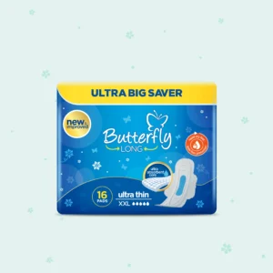 Butterfly Long Ultra Big Saver Sanitary Pads XXL 16 Pcs