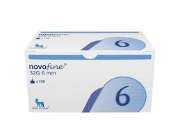 NOVOFINE NEEDLE 6MM 100S