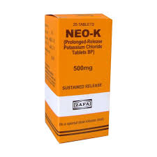 Neo-K 500Mg Tab 25 s