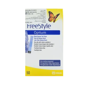 Optium Glucose Mnitoring Strips 50s