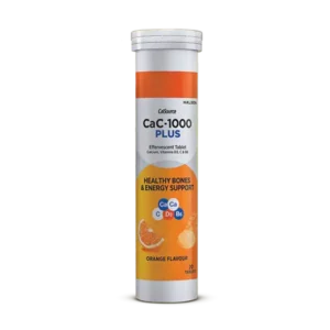Cac-1000 Plus Effervescent Orange Flavor Tablets