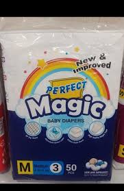 PERFECT MEDIUM MEGIC DIAPERS 50S