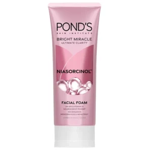 Ponds Bright Miracle Facial Foam 20X Brightening with Niacinamide & E-Resorcinol 100g
