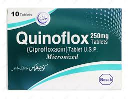 Quinoflox Tab 250 Mg 10's