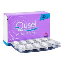 Qusel 25Mg Tab 30 s