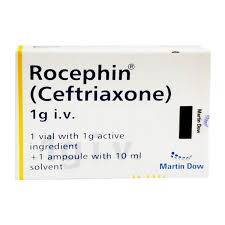 Rocephin Inj Iv 1 Gm 1 Vial
