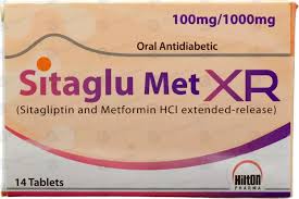 SITAGLUMET XR 100/1000MG 14S