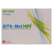 Sita-Met XR 50/1000mg Tab 14s
