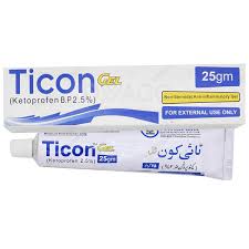 TICON GEL 25 GM