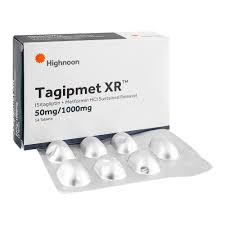 Tagipmet XR 50mg/1000mg Tab 14S