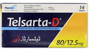 Telsarta D Tab 80/12.5 Mg 14's