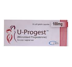 U-PROGEST 100MG 30CAP