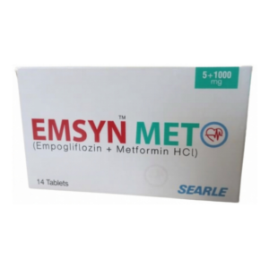 Emsyn Met 5/1000mg 14 Tablets