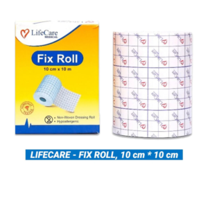 LifeCare Non Woven Wound Dressing Fix Roll 10cm X 10M