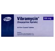 VIBRAMYCIN 100MG TAB 30s