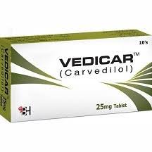 Vedicar Tab 25 Mg 10's